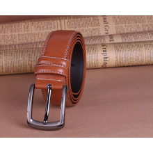 Light brown leather belt factory custom leather belt